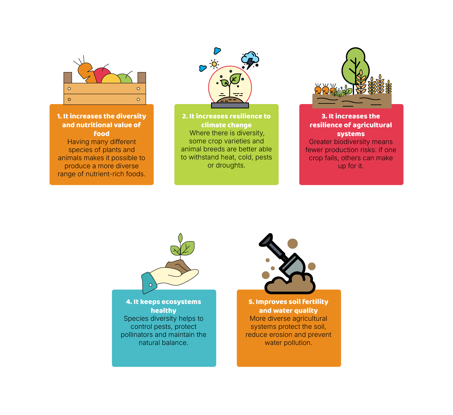 Agricultural biodiversity and climate resilience