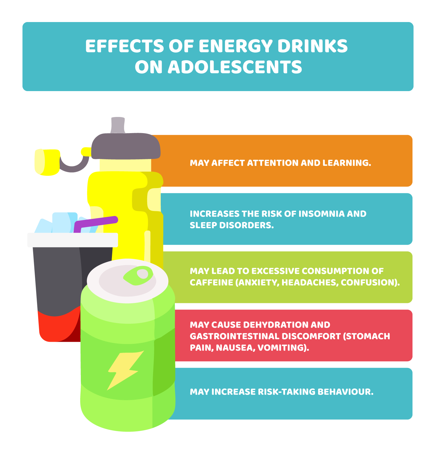 Energy drinks and caffeine: the energy that saps your energy