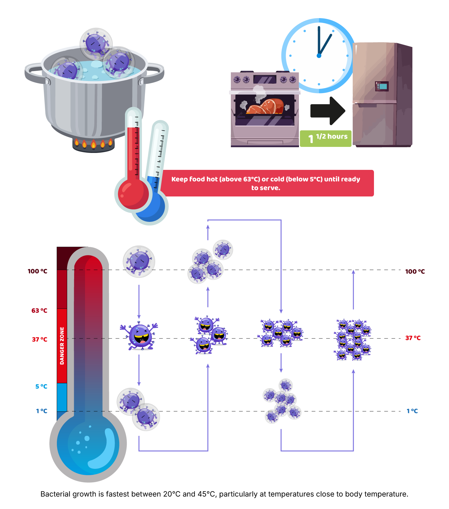 Cooking with science: temperatures and the danger zone