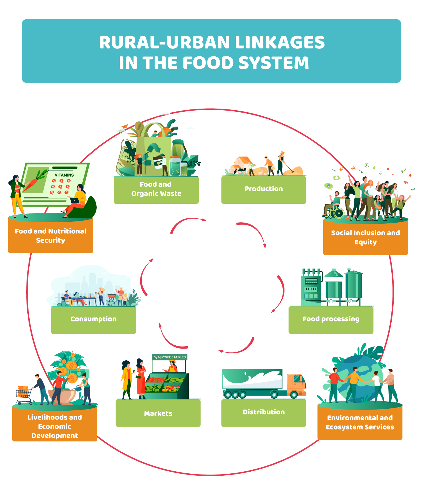 The global food system: an interconnected giant
